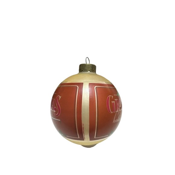 Vintage Hallmark Christmas Keepsake Ornament Grandfather 1981 Ball Bulb - Picture 3 of 5